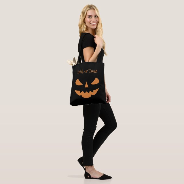 Bolsa Tote sorriso de abóbora (No(a) Modelo)