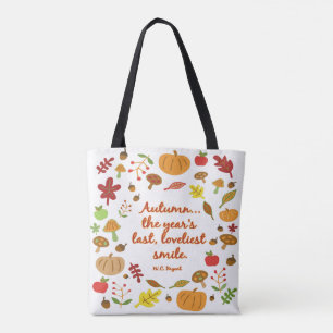Bolsa Tote Sorriso do outono