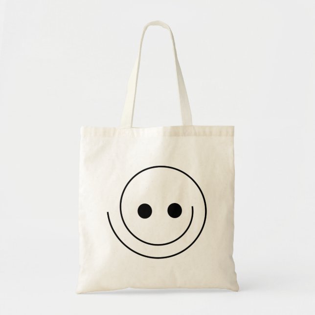 Bolsa Tote Sorriso, feliz, sorrindo (Frente)