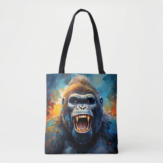 Bolsa Tote Sorriso Gorila (Frente)