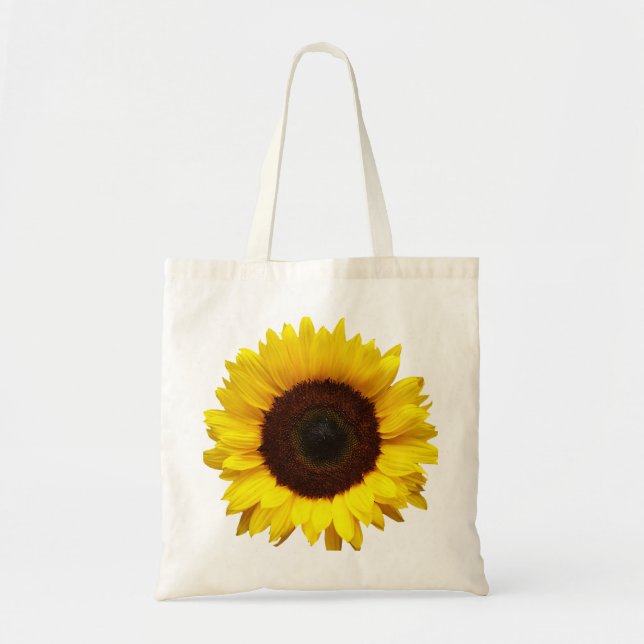Bolsa Tote Sorriso grande/girassol amarelo (Frente)