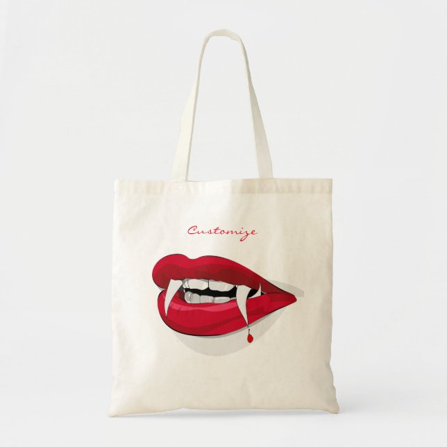 Bolsa Tote Sorriso vampiro Thunder_Cove (Frente)