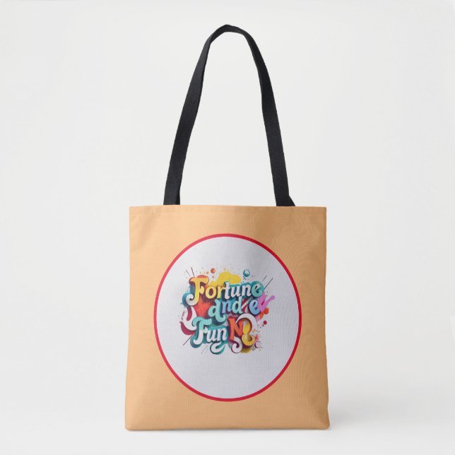 Bolsa Tote "Sorte e Diversão" (Frente)