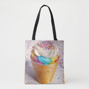 Bolsa Tote Sorvete Cone Sprinkles