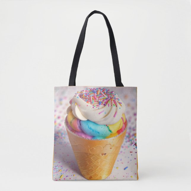 Bolsa Tote Sorvete Cone Sprinkles (Frente)