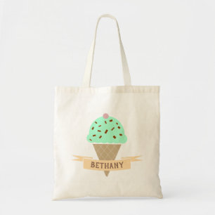 Bolsa Tote Sorvete De Chip Choc Mint Personalizado