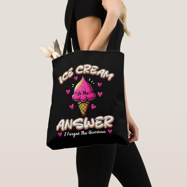 Bolsa Tote Sorvete É A Resposta - Esqueci-Me Da Pergunta (Close Up)