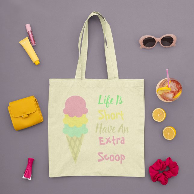Bolsa Tote Sorvete Extra Scoop (Criador carregado)
