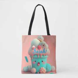 Bolsa Tote Sorvete Kawaii