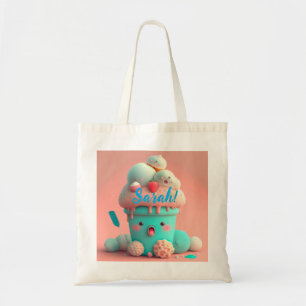 Bolsa Tote Sorvete Kawaii