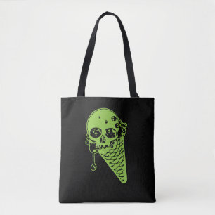 Bolsa Tote Sorvete Venenoso Verde Saco de Toa Cone