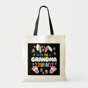Bolsa Tote Sou a avó Coelhinha Cute Coelho Gráfico