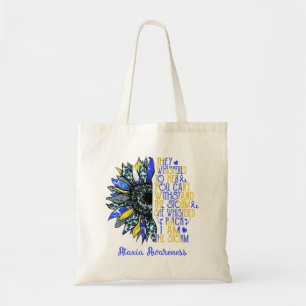 Bolsa Tote Sou a tempestade Sunflower Leopardo Ataxia Warrior
