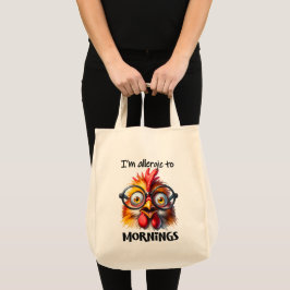 Bolsa Tote Sou alérgico às manhãs!