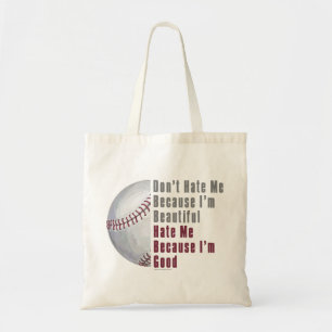 Bolsa Tote Sou Bonita, Sou Boa Beisebol