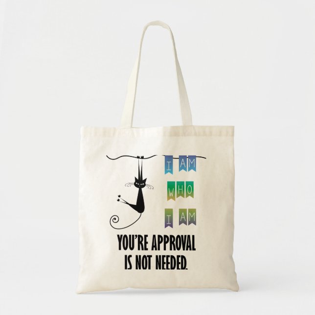 Bolsa Tote Sou quem sou Tote Bag (Frente)