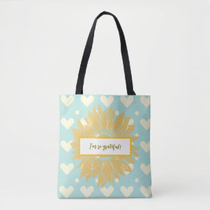 Bolsa Tote Sou tão grato por você personalizar