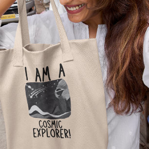 Bolsa Tote Sou uma astronomia do Universo Viagem do Cosmic Ex