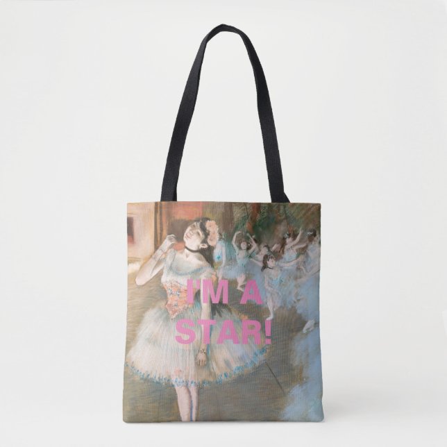 Bolsa Tote Sou uma estrela (Frente)