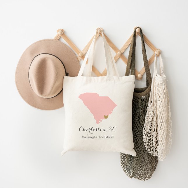 Bolsa Tote South Carolina Wedding Welcome (Criador carregado)