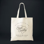 Bolsa Tote South Carolina Wedding Welcome Tote Bag<br><div class="desc">Esta bolsa da Carolina do Sul é perfeita para receber convidados da cidade para o seu casamento! Embale-o com guloseimas locais para um pacote de boas-vindas extra divertido.</div>