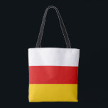 Bolsa Tote South Ossetia Flag<br><div class="desc">Patriotic flag of South Ossetia.</div>