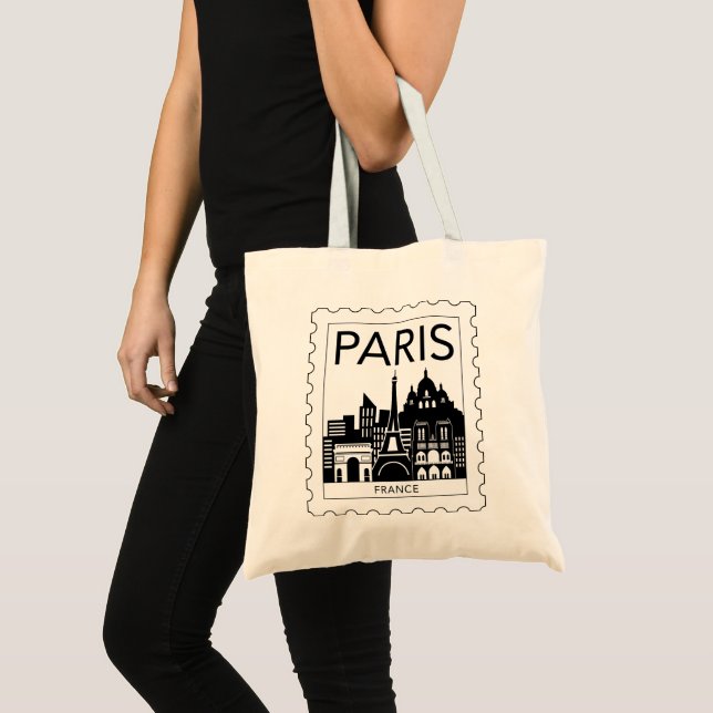 Bolsa Tote Souvenir de Paris (Frente (produto))