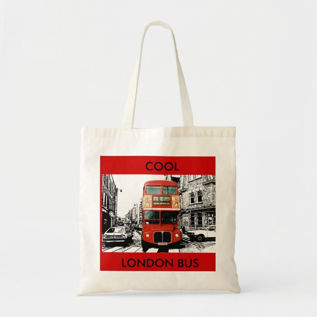 Bolsa Tote Souvenir Tote Bag de Londres Inglaterra (Frente)