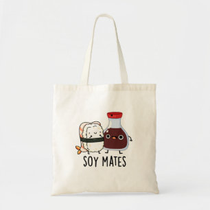 Bolsa Tote Soy Mates Engraçados Molho De Soja