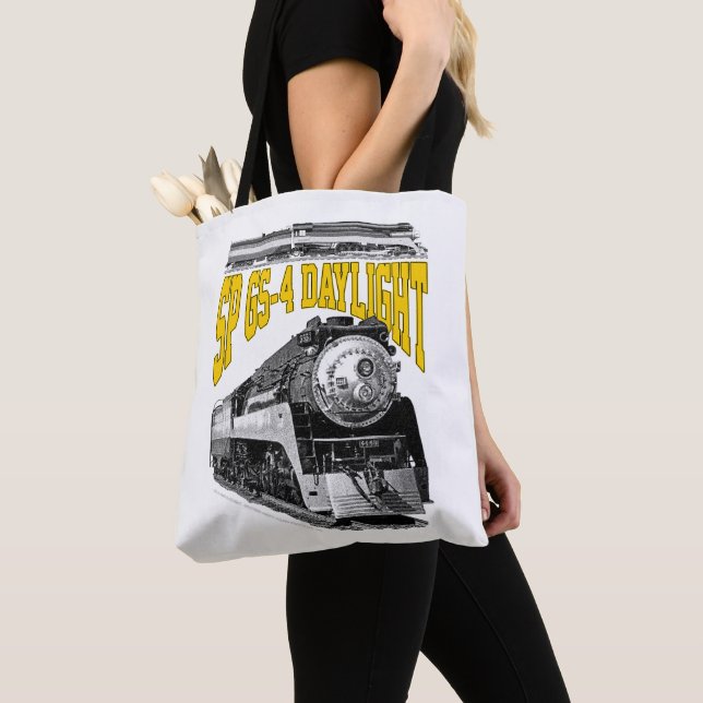 Bolsa Tote SP GS-4 Daylight 4449 Steam Train Locomotive (Close Up)