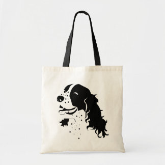 Bolsa Tote Spaniel de Springer de riso