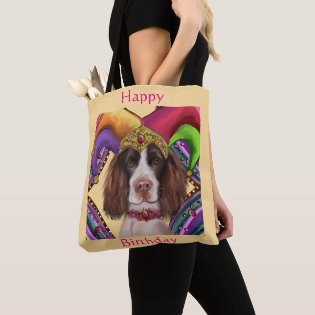 BOLSA TOTE SPANIEL SPRINGER INGLÊS (Close Up)