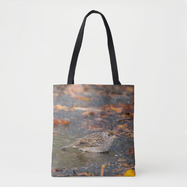 Bolsa Tote Sparrow com ouro (Frente)