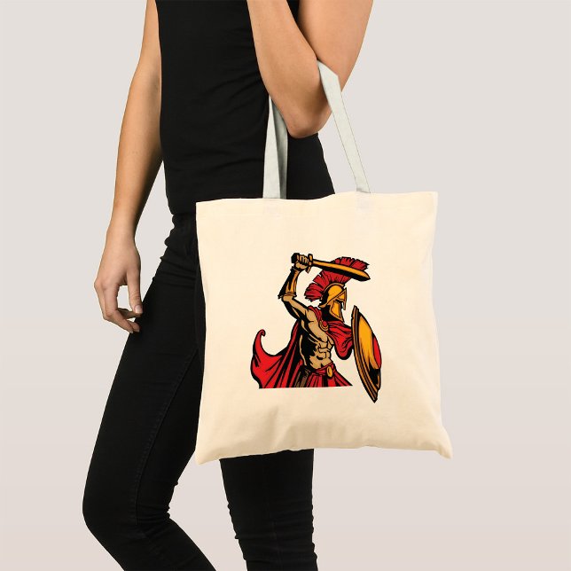 Bolsa Tote Spartan Warrior Medieval Tote Bag (Criador carregado)