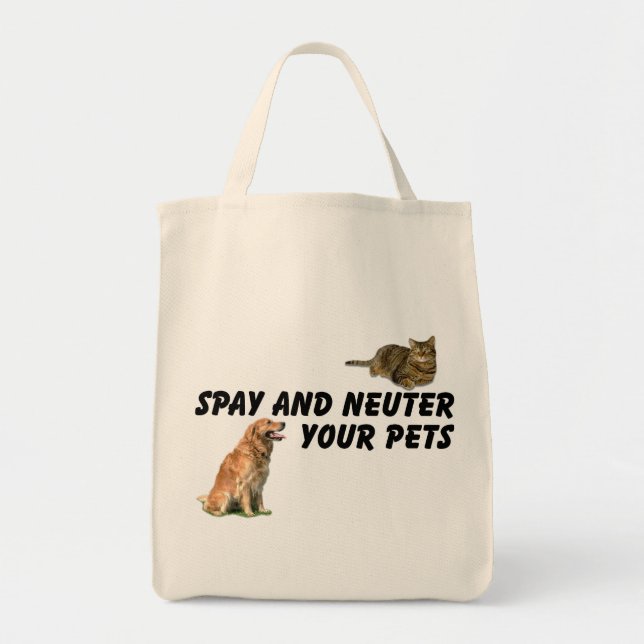 Bolsa Tote Spay e neutralize (Frente)