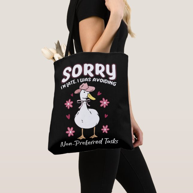 Bolsa Tote Special Education Teacher - Funny Goose Sayings (Close Up)