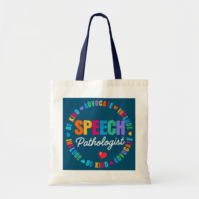 Bolsa Tote Speech Therapy Therapist SLP LIFE Speech (Frente)