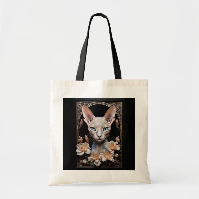 Bolsa Tote Sphynx cat (Frente)