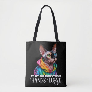 Bolsa Tote Sphynx Cat Hang Loose Birday