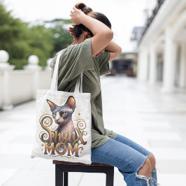 Bolsa Tote Sphynx Mãe Mãe Cat Lover Mulheres