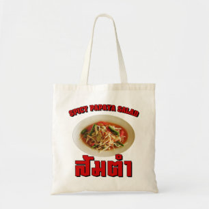 Bolsa Tote Spicy Papaya Salad [Som Tam] ... Comida tailandesa