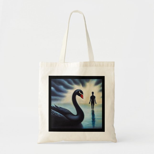 Bolsa Tote Spirit Animal Black Swan 2 (Frente)