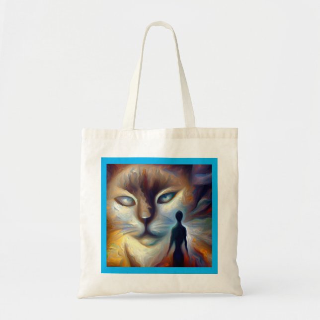 Bolsa Tote Spirit Animal Cat 3 (Frente)