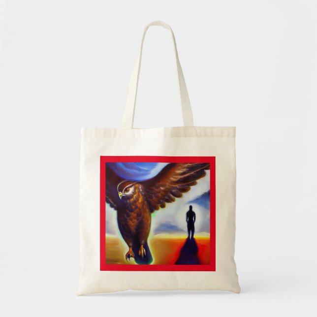 Bolsa Tote Spirit Animal Hawk 3 (Frente)