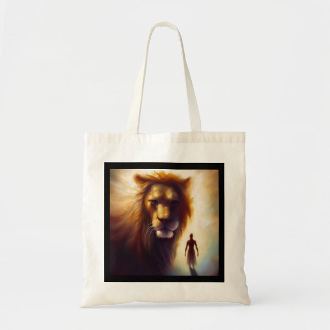 Bolsa Tote Spirit Animal Lion 1 (Frente)