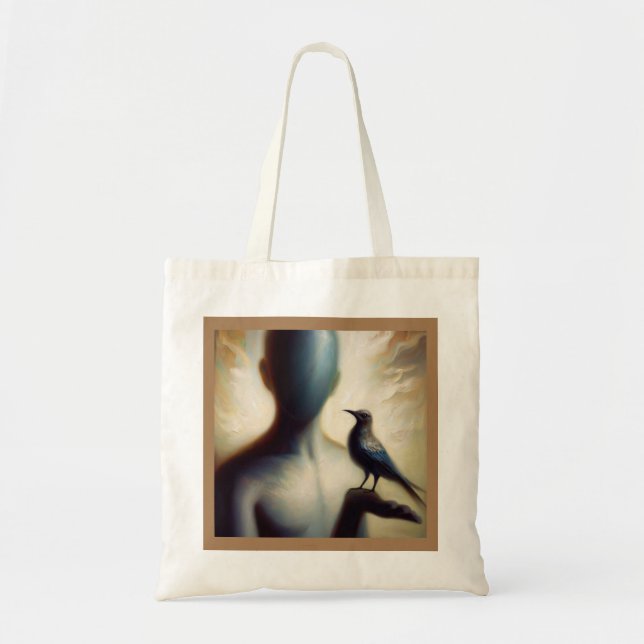 Bolsa Tote Spirit Animal Mockingbird 2 (Frente)