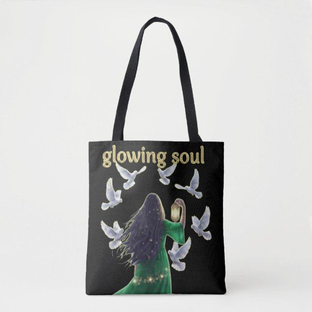 Bolsa Tote Spiritual women with lantern EVERY DAY (Frente)