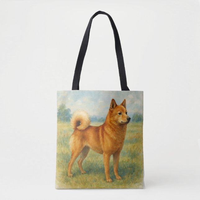 Bolsa Tote Spitz Finlandês (Frente)