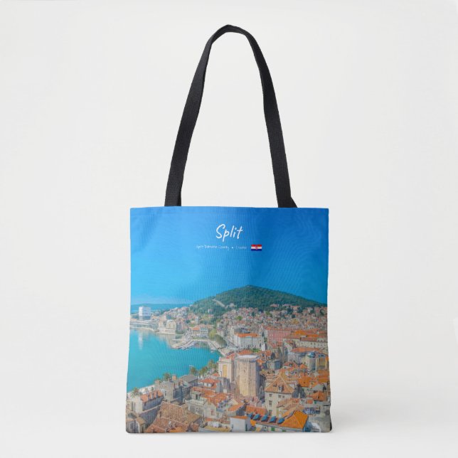 Bolsa Tote Split, Croácia - Cidade Costeira (Frente)