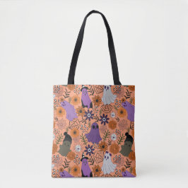 Bolsa Tote Spooky floral
